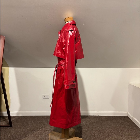 J. Crew Rain-or-shine trench in Red Patent - Picture 8 of 12